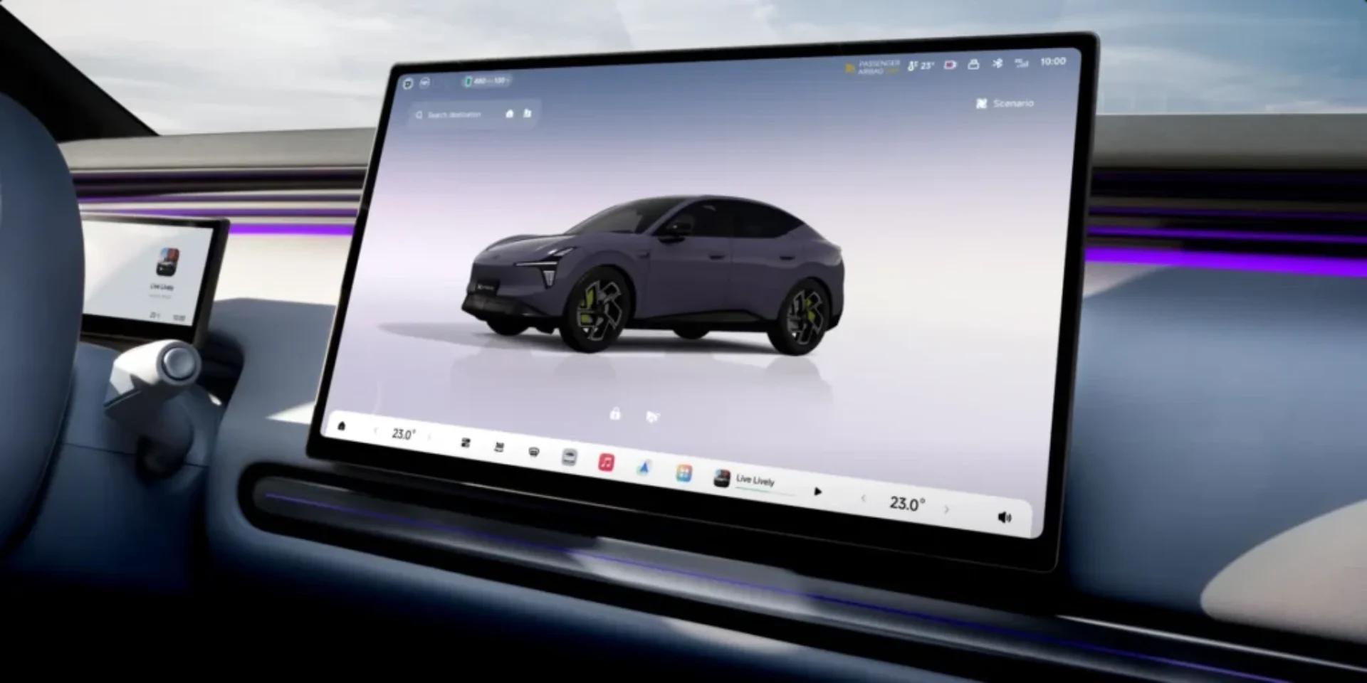 15.6" Central Touchscreen